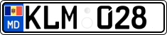 License plate of Moldova, Cars (2015)
