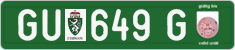 License plate of Austria, Export transit plates