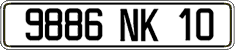 French license plate, FNI