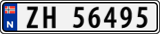 License plate of Norway, Cars