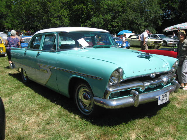9838 TR 18, Plymouth Belvedere 2nd gen 1955/1956 4-door Sedan (P27/P29), 1955–1957