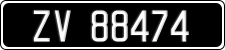 License plate of Ireland, Oldtimers