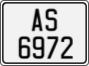 License plate of Ireland, Trailers