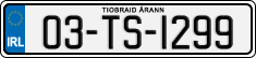 License plate of Ireland, Regular plates