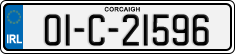 License plate of Ireland, Regular plates