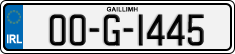 License plate of Ireland, Regular plates