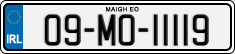 License plate of Ireland, Regular plates