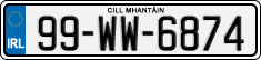 License plate of Ireland, Regular plates