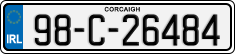 License plate of Ireland, Regular plates