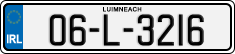 License plate of Ireland, Regular plates