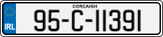 License plate of Ireland, Regular plates
