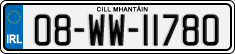 License plate of Ireland, Regular plates
