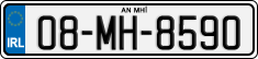 License plate of Ireland, Regular plates