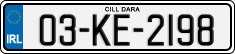 License plate of Ireland, Regular plates
