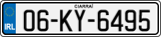 License plate of Ireland, Regular plates