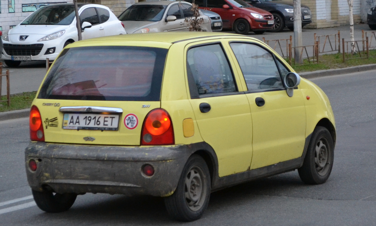 AA 1916 ET, Chery (Chirey) QQ 1st gen (QQ3) Hatch (S11), 2003–2013 (–2017 for ZA-market)