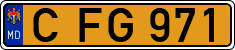 License plate of Moldova, Public transport (1992)