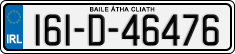 License plate of Ireland, Regular plates