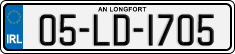 License plate of Ireland, Regular plates