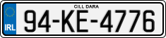 License plate of Ireland, Regular plates
