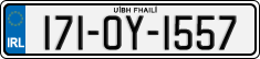 License plate of Ireland, Regular plates