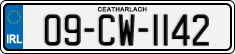 License plate of Ireland, Regular plates