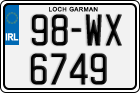 License plate of Ireland, Regular plates