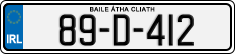 License plate of Ireland, Regular plates