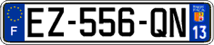 French license plate, SIV (ordinary)