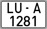 License plates of Spain, 1971 year series