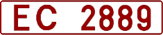 License plate Belarus, Trucks and buses (1992)