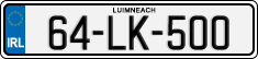 License plate of Ireland, Regular plates