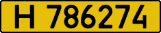 License plate Kazakhstan, Foreign citizens and enterprises