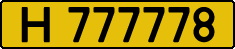 License plate Kazakhstan, Foreign citizens and enterprises