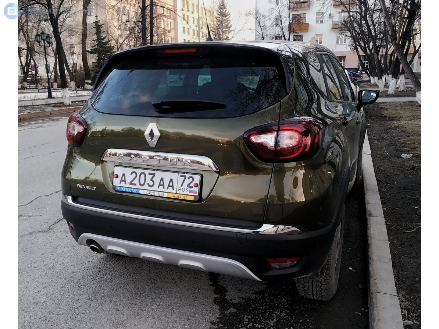 а 203 аа 72, Renault Kaptur 1st gen (HHA), 2016–2022