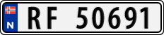 License plate of Norway, Cars