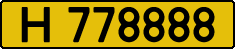 License plate Kazakhstan, Foreign citizens and enterprises