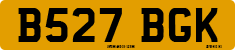 License plate of the United Kingdom, 1983 year system