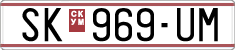 License plate of North Macedonia, Regular plates (1993)