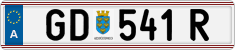 License plate of Austria, Regular plates