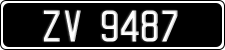 License plate of Ireland, Oldtimers