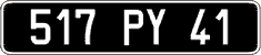 French license plate, FNI