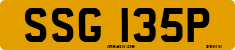 License plate of the United Kingdom, 1963 year system