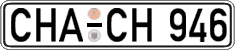 German license plate, Regular plates