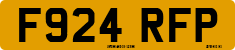 License plate of the United Kingdom, 1983 year system