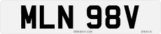 License plate of the United Kingdom, 1963 year system