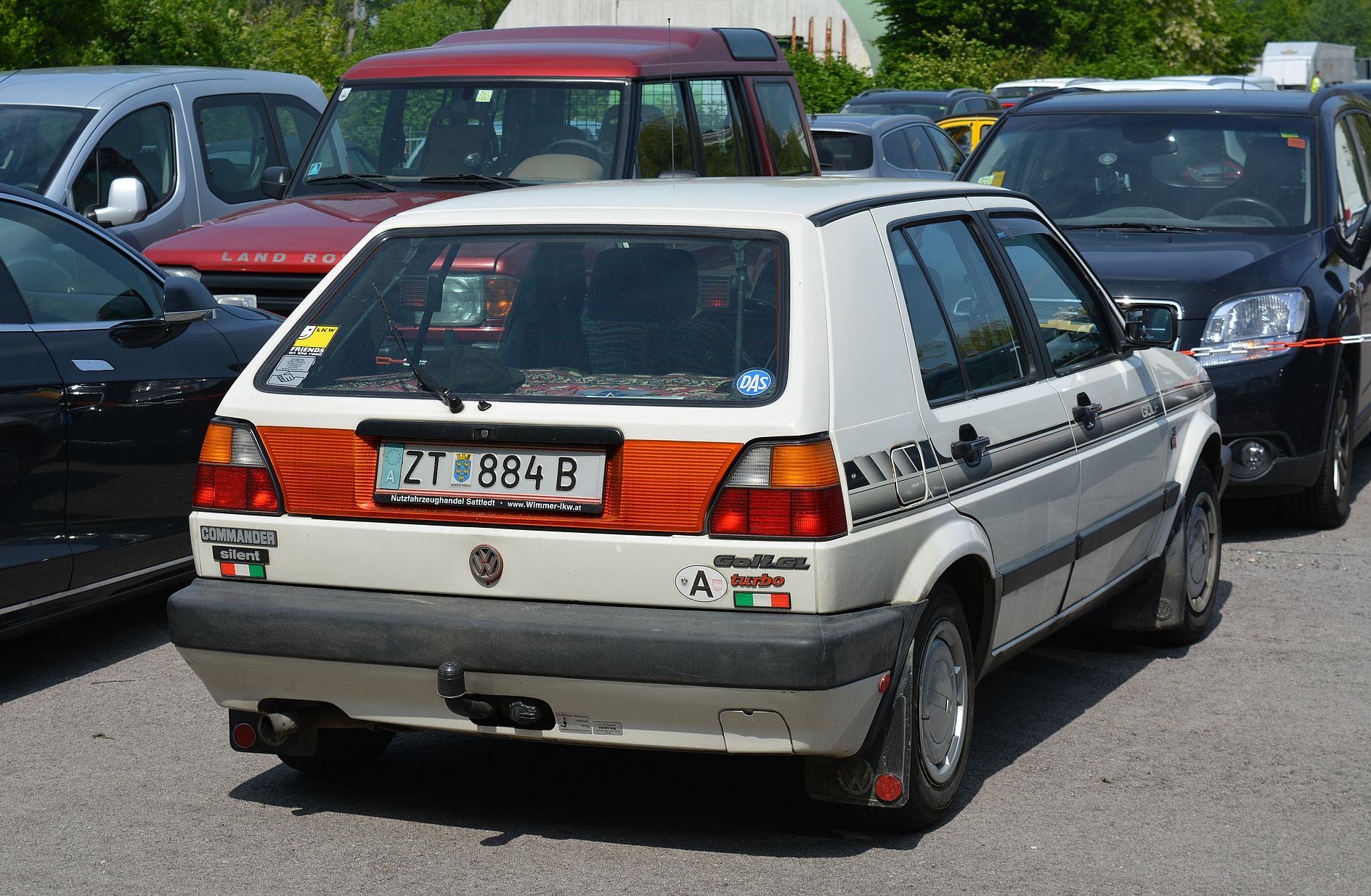 ZT 884 B, Volkswagen Golf 2nd gen 3-door Hatch (19/1G), 1983–1992
