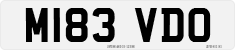 License plate of the United Kingdom, 1983 year system