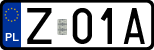 License plates of Poland, Regular car plates