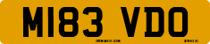 License plate of the United Kingdom, 1983 year system